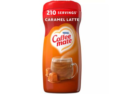 Crema para café Coffee Mate en polvo Caramel Macchiato de Nestlé 15 oz