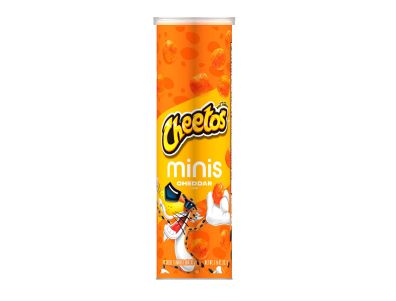 Cheetos Minis queso cheddar, lata de 3,625 oz