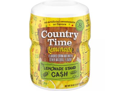 Mezcla para bebida polvo Country Time de limonada 19 oz