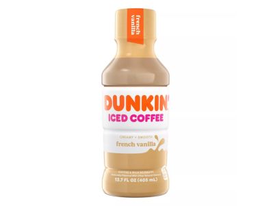 Café frío Dunkin' Donuts de vainilla francesa de 13,7 oz