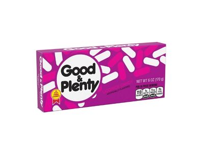 caja de Caramelos Good & Plenty de regaliz 6 oz