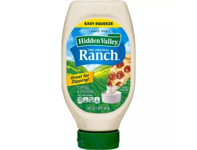Aderezo Hidden Valley ranch cobertura para ensaladas originales Easy Squeeze de 20 oz