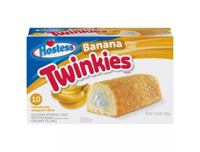 Pastelito Hostess Twinkies de plátano de 10 unidades