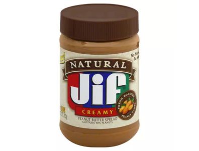 crema de cacahuate Jif cremosa natural 28 oz