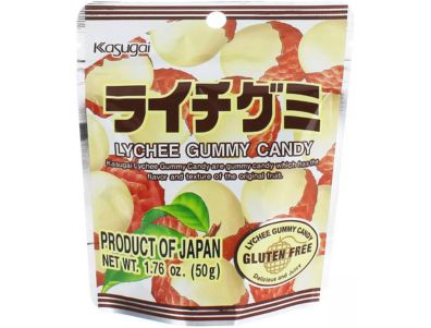 Caramelo Kasugai gomoso de lichi 1.76 oz