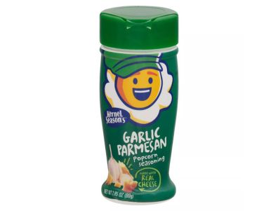 Condimento para palomitas de maíz Kernel Season con parmesano y ajo de 2,85 oz