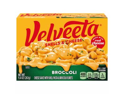 Pasta Velveeta conchas y queso de brócoli Kraft 9,4 oz