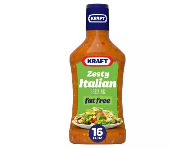 Aderezo Kraft italiano sin grasa Zesty 16 oz