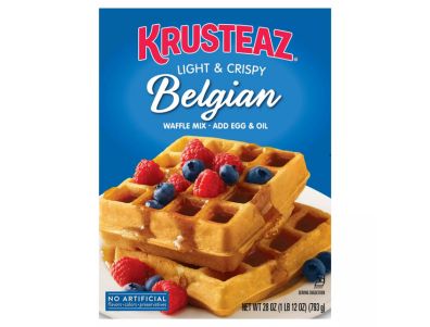 Mezcla para panqueques Krusteaz para gofres belgas 28 oz