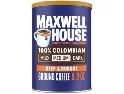 Café molido Maxwell House 100 % colombiano 9,9 oz