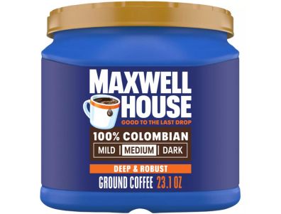 Café molido Maxwell House 100 % colombiano 23,1 oz
