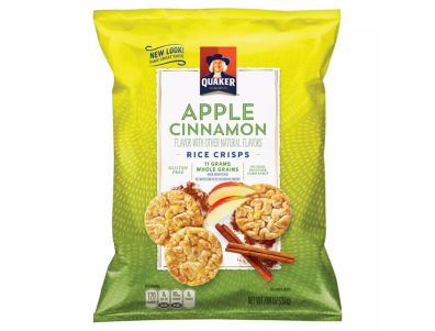 Galletas de arroz Quaker con canela y manzana 7,04 oz