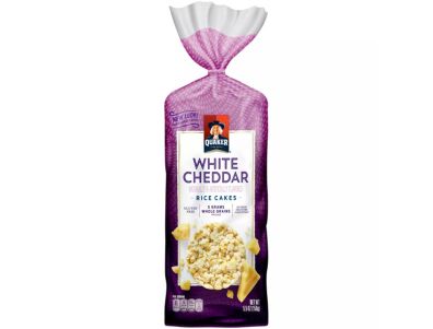 Tortitas de arroz Quaker con queso cheddar blanco 5,5 oz