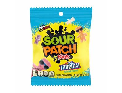 bolsa de SOUR PATCH KIDS con sabor tropical 3,6 oz