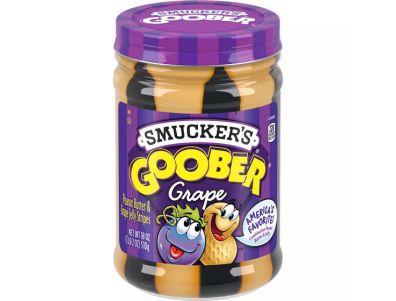 Tiras de crema de cacahuate y mermelada Smucker's Goober de uva 18 oz