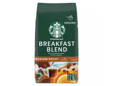 Café molido Starbucks tostado medio Breakfast Blend 12 oz