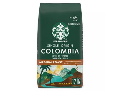 Café molido Starbucks de tueste medio de Colombia