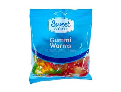 bolsa de Gusanos de gomita Sweet Smiles 7 oz