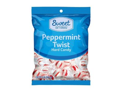 bolsa de Caramelo Sweet Smiles duro con sabor a menta 5 oz