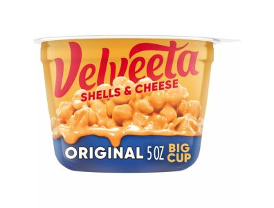 Pasta Velveeta conchas y queso Original Big Cup 5 oz