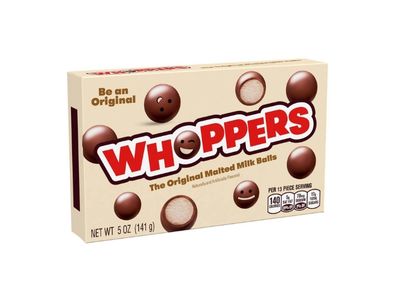 caja de Caramelos WHOPPERS dulces de bolitas de leche malteada 5 oz