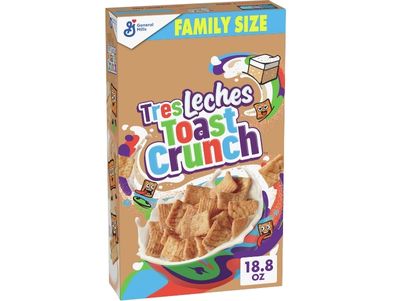 Cereal Toast Crunch Tres Leches, tamaño familiar 18,8 oz