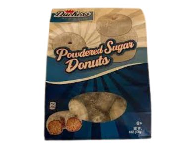 Donitas Duquesa glaseados con azúcar en polvo, 6 oz.