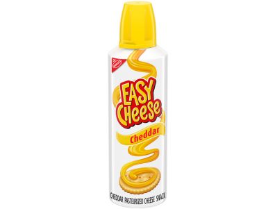 Queso Easy Cheese Cheddar Cheese Snack, 8 oz