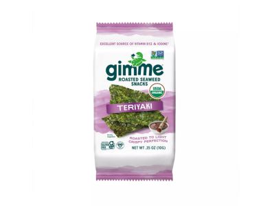 Bocadillo de algas Gimme asadas de Teriyaki .35 oz