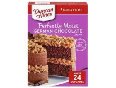 Harina para pastel Duncan Hines german chocolate 15,25 oz