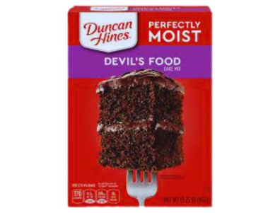 Harina para pastel Duncan Hines Devil's Food 15,25 oz