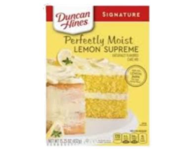 Harina para pastel Duncan Hines lemon Supreme 15,25 oz