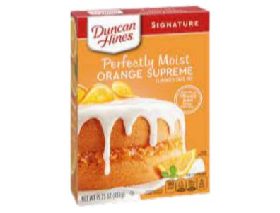 Harina para pastel Duncan Hines orange suprema 15,25 oz