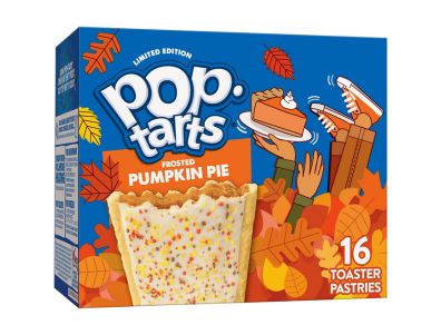Galletas Pop-Tarts calabaza glaseados, instantáneos, caja de 16 unidades