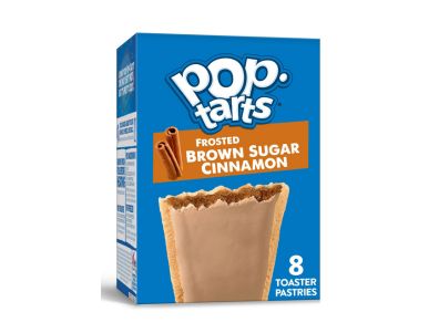 Galletas Pop-Tarts azúcar morena glaseada y canela, instantáneos, caja de 8 unidades