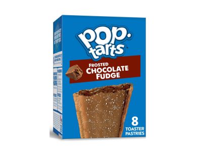 Galletas Pop-Tarts de chocolate glaseado, instantáneos, caja de 8 unidades