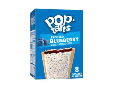 Galletas Pop-Tarts arándanos glaseados, instantáneos, caja de 8 unidades