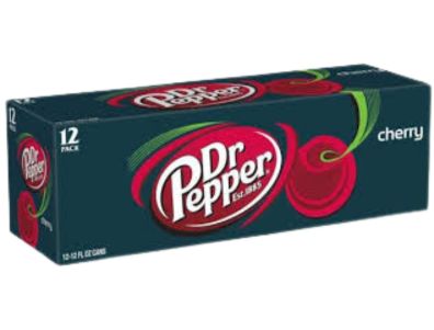 Refresco Dr Pepper Cherry, 12 onzas, paquete de 12 latas