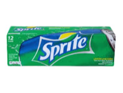 Refresco Sprite de limón y lima, 12 onzas, paquete de 12 latas