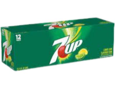 Refresco 7UP de limón y lima lata 12 fl oz paquete de 12