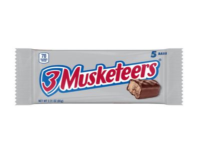 chocolate 3 Musketeers tamaño divertido 2,31 oz (5 unidades)