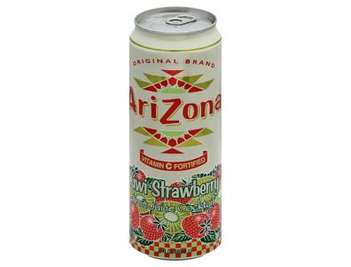 Arizona Bebida de frutas con kiwi y fresa de 23,5 oz