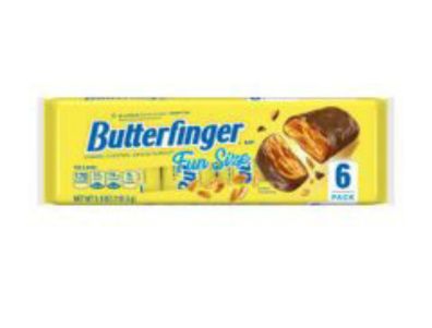 chocolates Butterfinger de tamaño divertido, 6 unidades