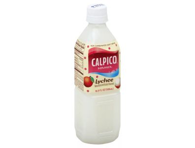 Bebida Calpico Lychee sin gas 16,9 oz