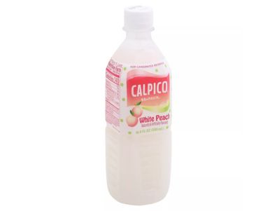 Bebida Calpico de melocotón blanco 16,9 oz