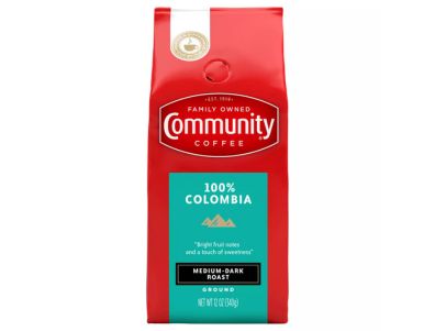 Café molido Community Coffee de tueste medio oscuro 100 % Colombia, 12 oz
