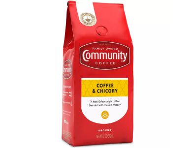 Café molido Community Coffee achicoria de tueste medio oscuro 12 oz
