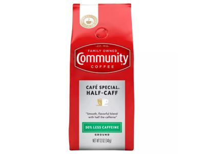 Community Coffee Café molido medio descafeinado 12 oz