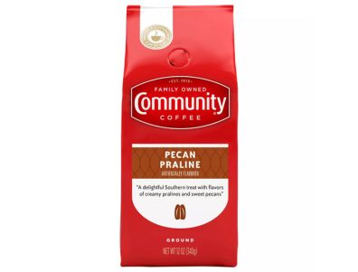 Community Coffee Café molido con praliné de nuez 12 oz