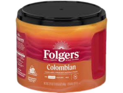 Folgers Café molido de tueste medio 100 % colombiano 22,60 oz